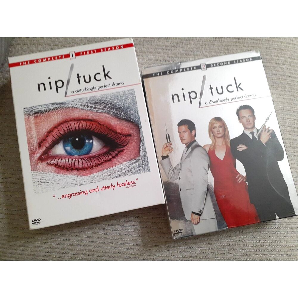 Nip Tuck DVD The Complete First Season & Second Season New Sealed DVD Set Lot